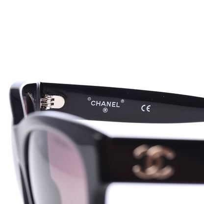 Chanel Acetate Butterfly Sunglasses S5174 Black 6 of 6