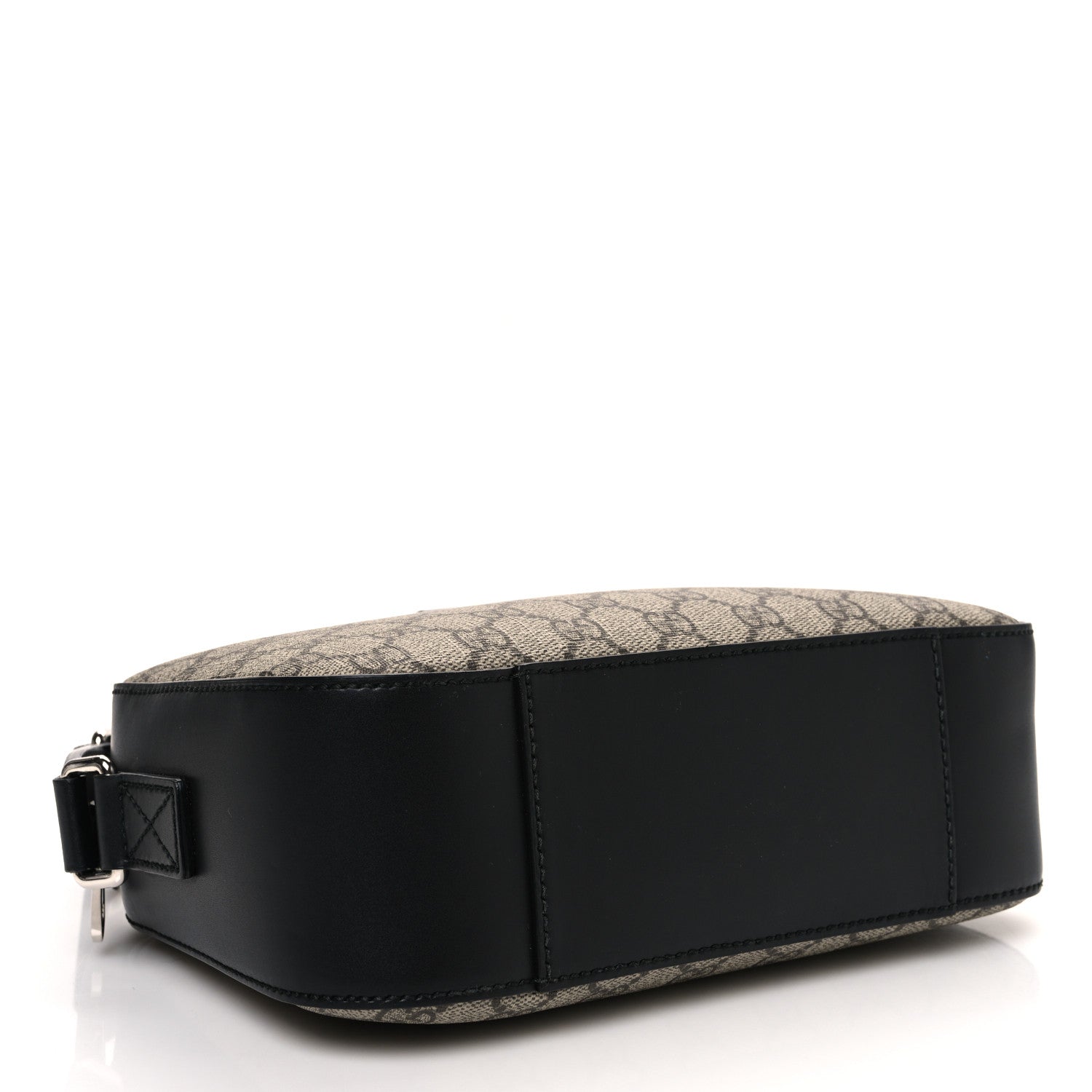 Gucci GG Supreme Monogram Camera Bag Beige Black 1737852