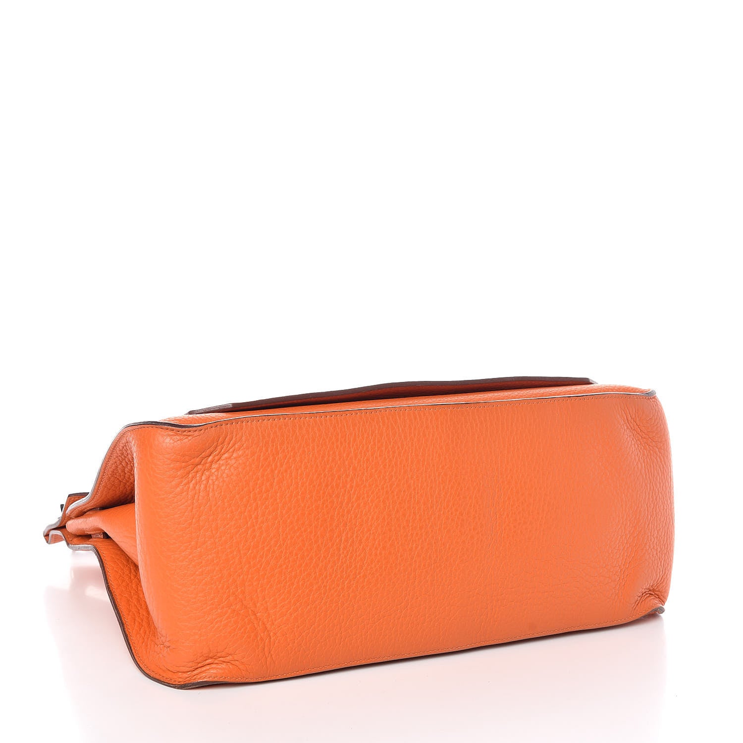 Hermes Taurillon Clemence Jypsiere 34 Orange 4 of 11