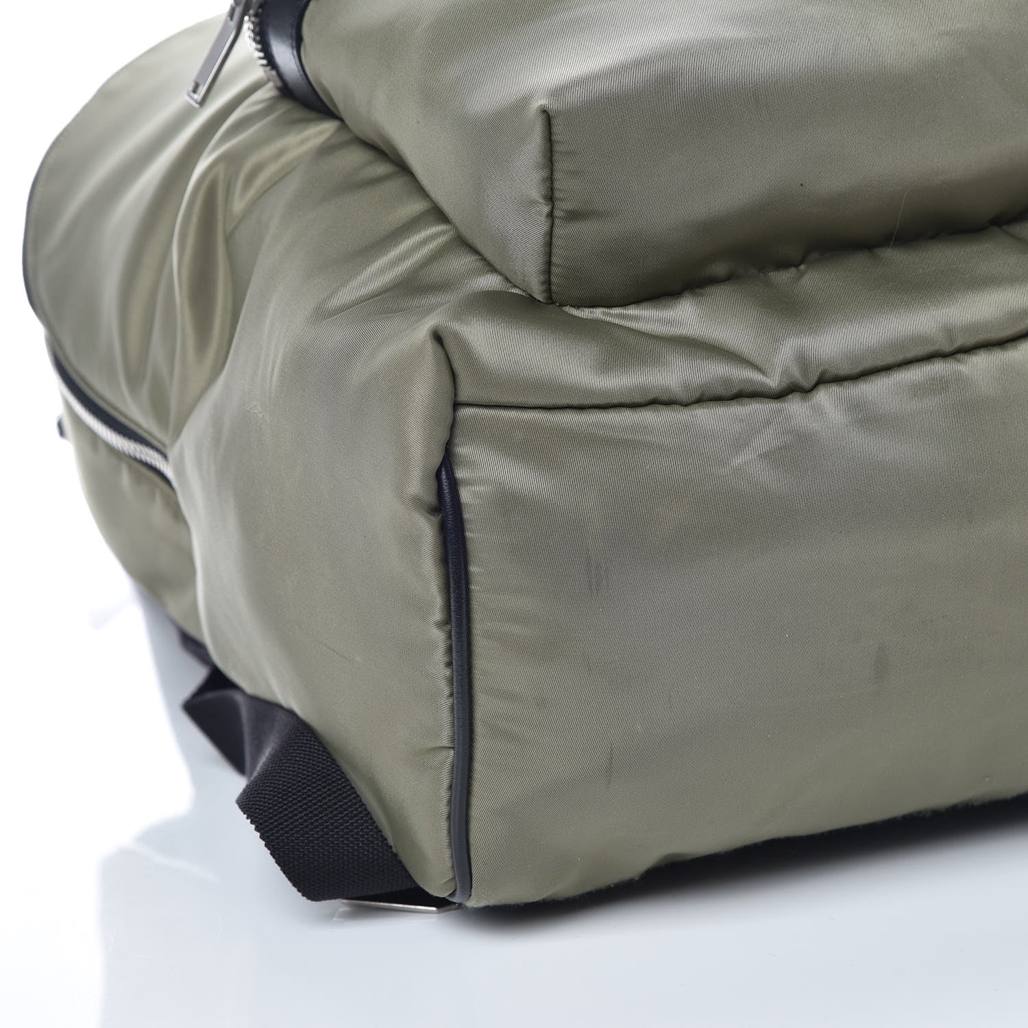 Saint Laurent Canvas Nylon Giant City Backpack Green 5 of 12