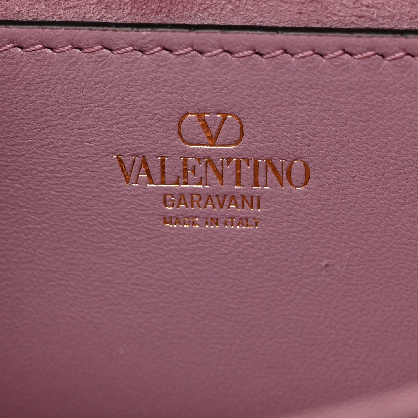 Sequin Crystal Vlogo Embroidered Small Loco Shoulder Bag Rosa Misty Mauve