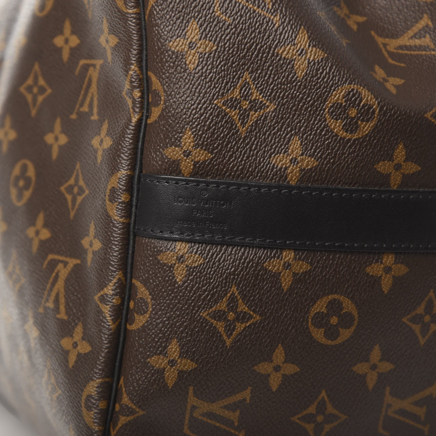 Louis Vuitton Monogram Macassar Keepall Bandouliere 55 5 of 10