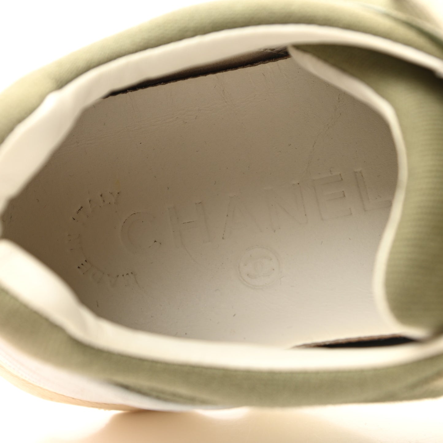 Canvas Womens Sneakers 37.5 Khaki