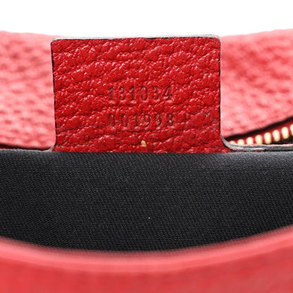 Gucci Pebbled Calfskin Web Blondie Hobo Red 7 of 15