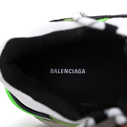 Balenciaga Fabric Mesh Womens Triple S Sneakers 37 White Green Fluo Black 7 of 13