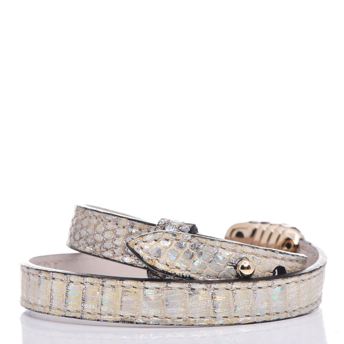 Lizard Serpenti Forever Multi Coiled Bracelet S