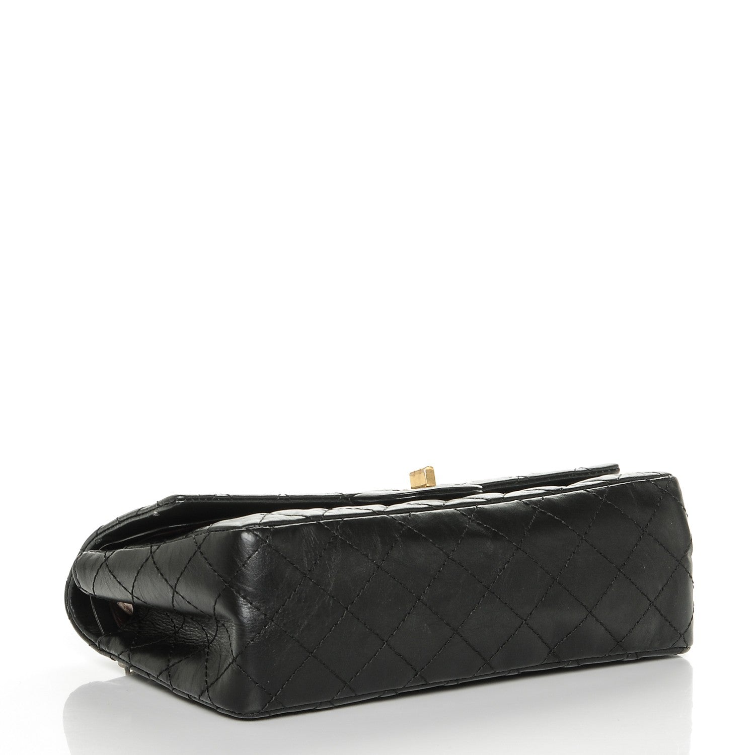 Chanel Aged Calfskin Quilted 2.55 Reissue 225 Flap Black 4 of 7
