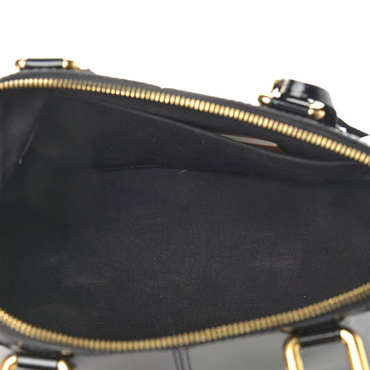 Louis Vuitton Patent Calfskin Miroir Tote Black 5 of 10