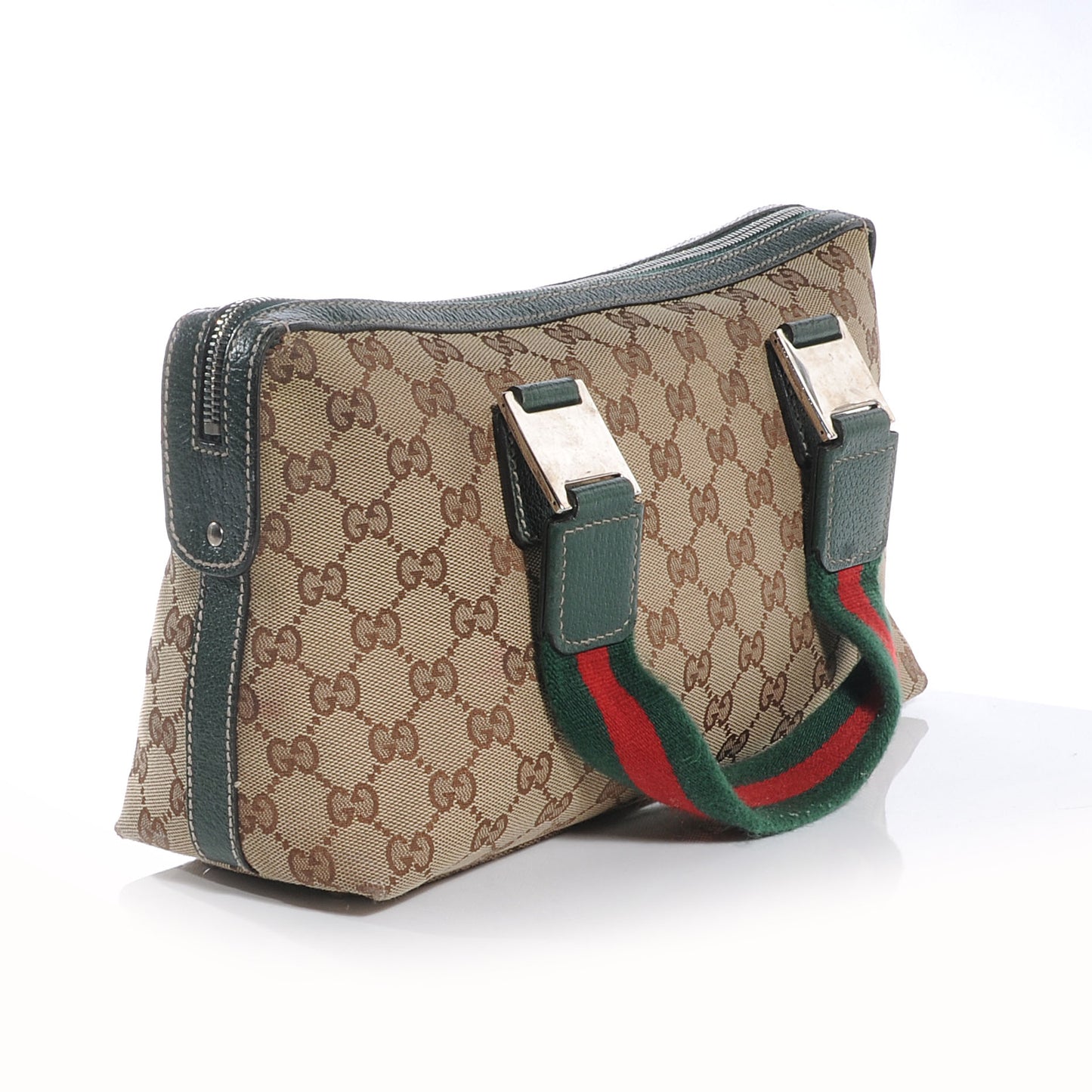 GG Monogram Small Pop Tote Green