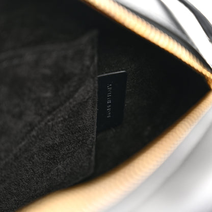 Celine Smooth Calfskin Cuir Triomphe Oval Bag Black 6 of 9
