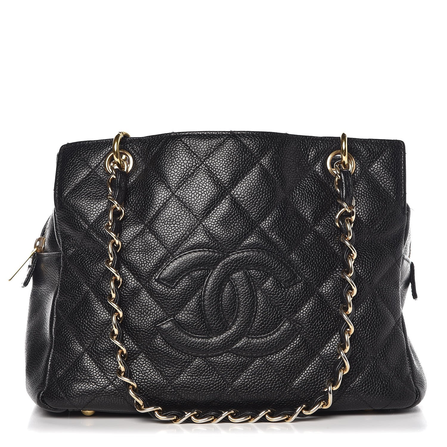 Chanel Caviar Quilted Petit Timeless Tote PTT Black 1 of 13
