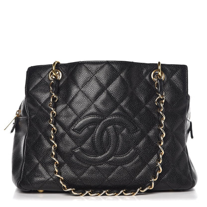 Chanel Caviar Quilted Petit Timeless Tote PTT Black 1 of 13