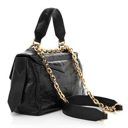 Givenchy Creased Patent Calfskin Small ID Flap Black 3 of 10
