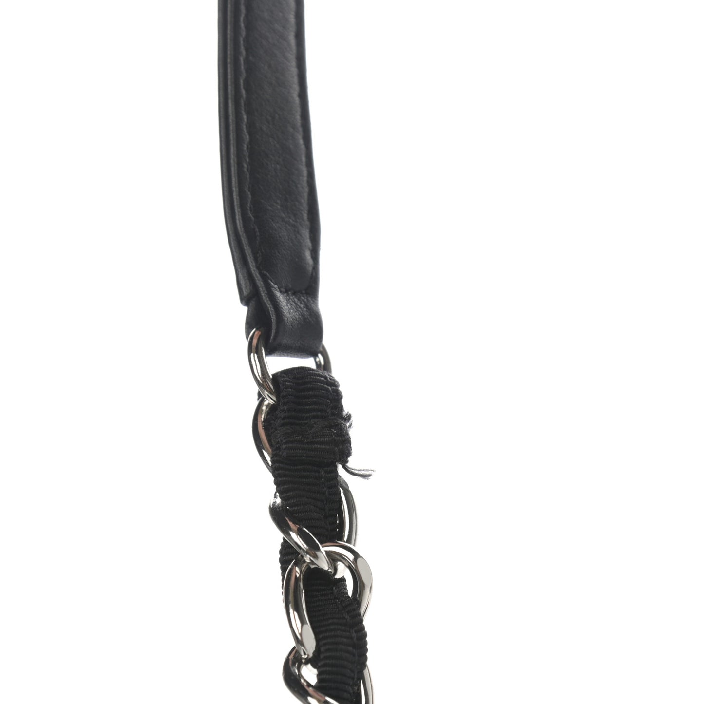 Canvas Pearl Medium Deauville Tote Black