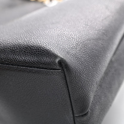 Chanel Caviar Flap Shoulder Bag Black 12 of 17