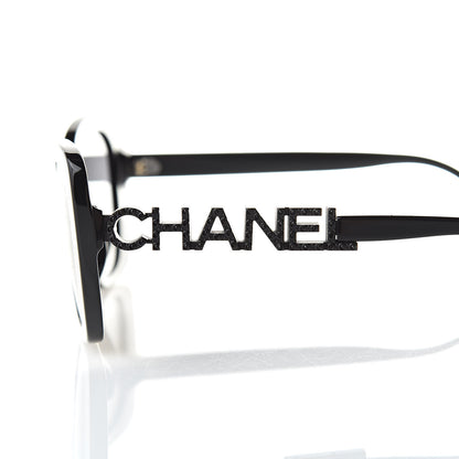 Chanel Acetate Strass Polarized Square Sunglasses 5422-B Black 7 of 9