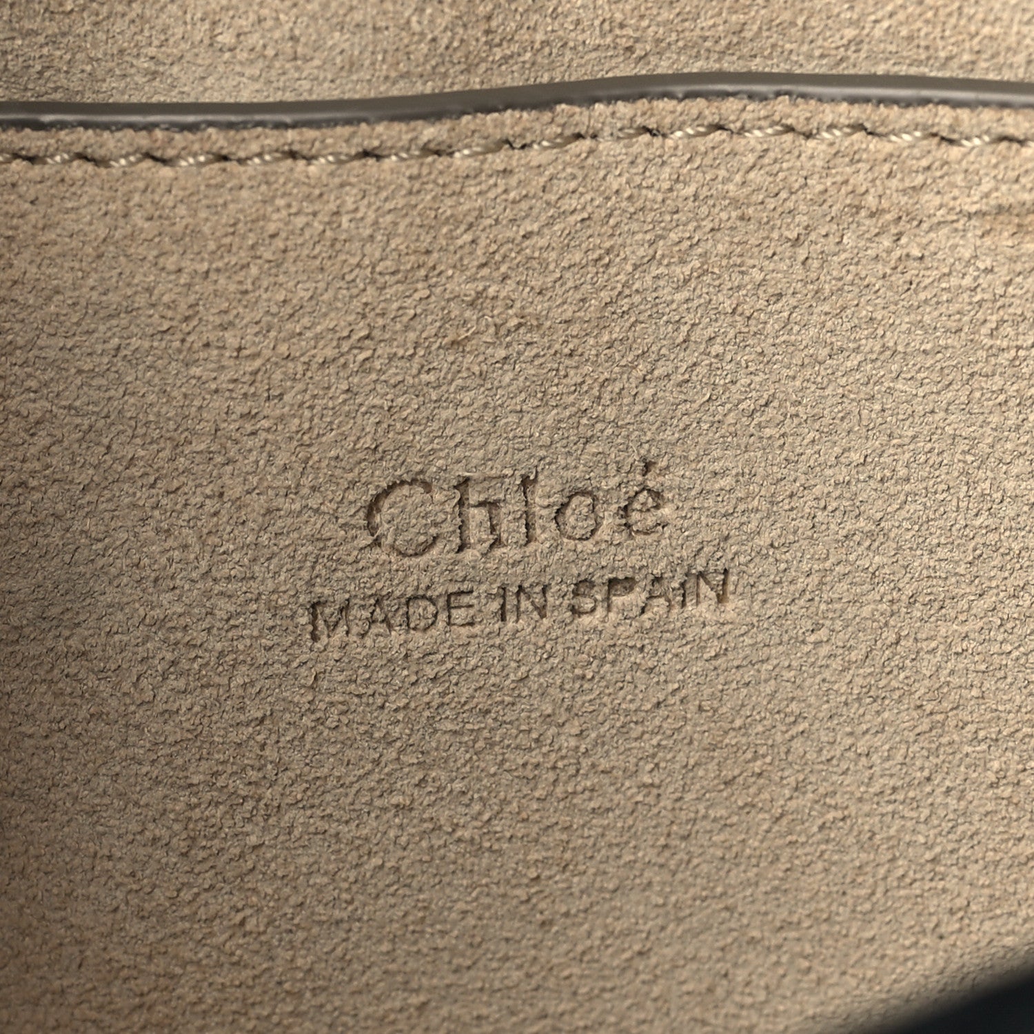 Chloe Suede Calfskin Small Faye Shoulder Bag Silver Blue 5 of 6