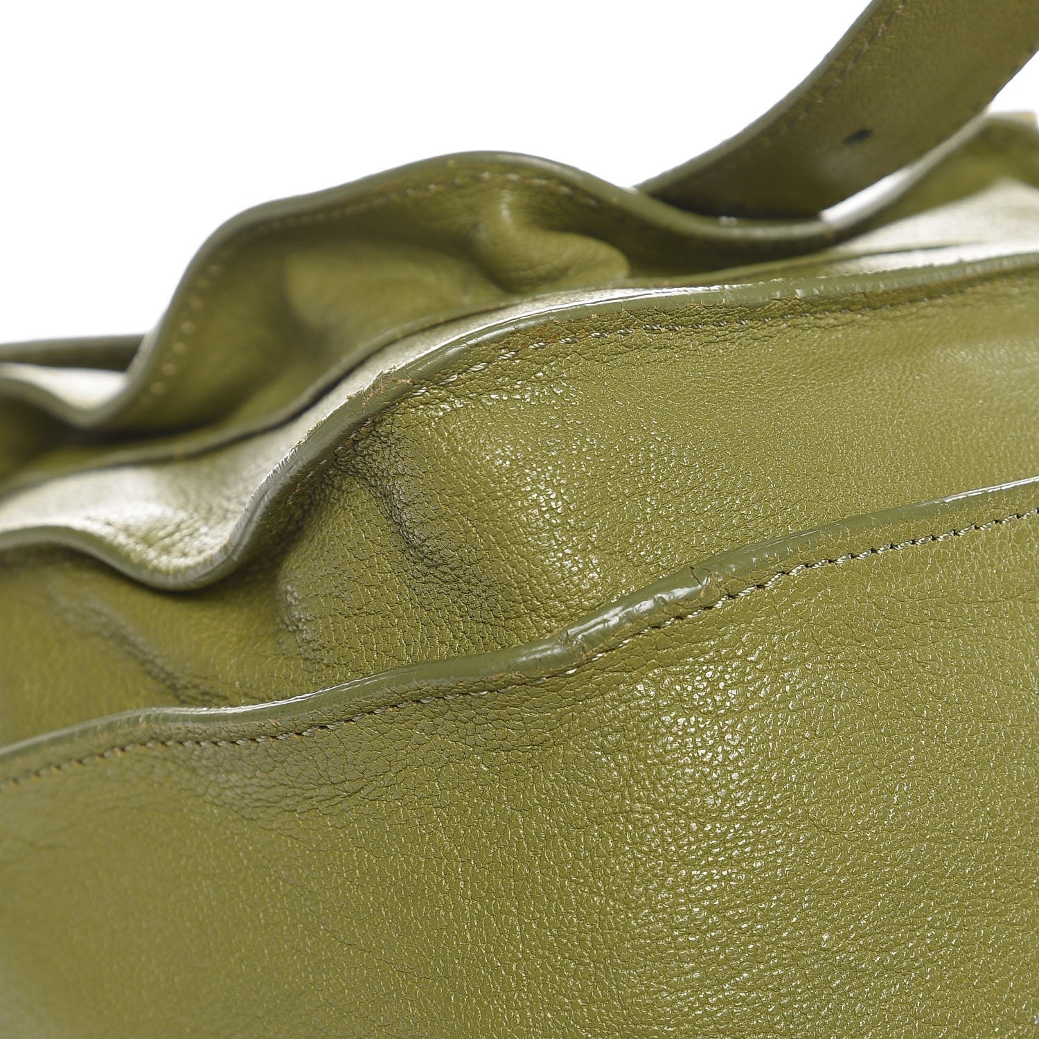 Proenza Schouler Lambskin Medium PS1 Satchel Olive 13 of 14