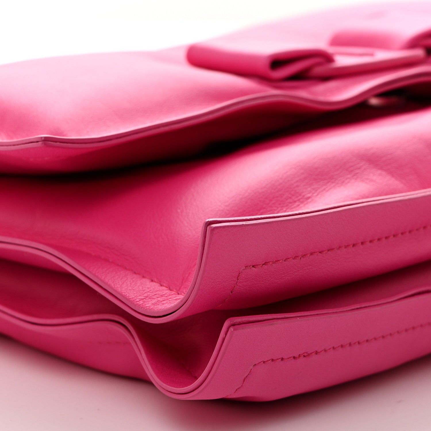 Salvatore Ferragamo Calfskin Small Viva Bow Shoulder Bag Hot Pink 10 of 11