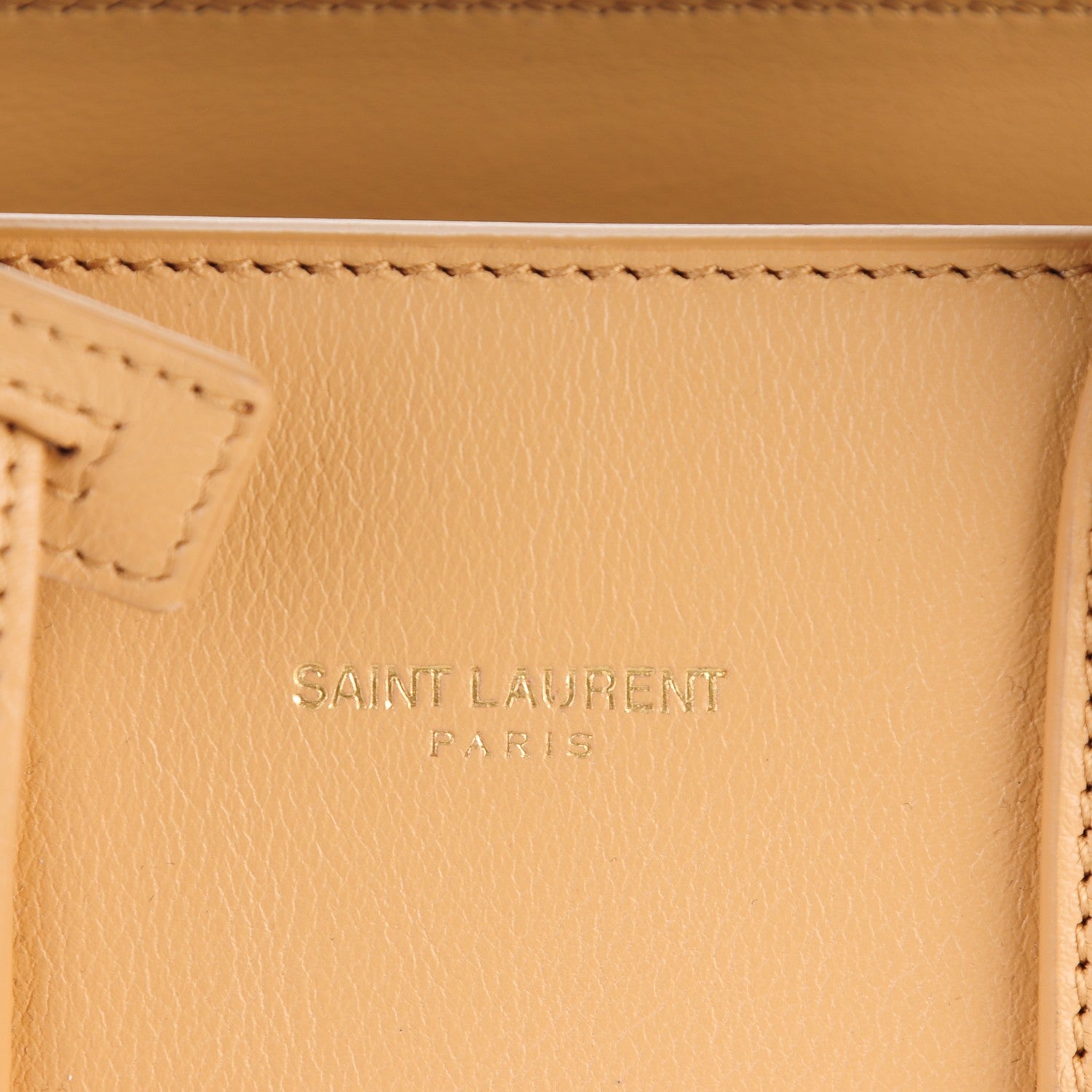 Saint Laurent Calfskin Nano Sac De Jour Dark Beige 6 of 7
