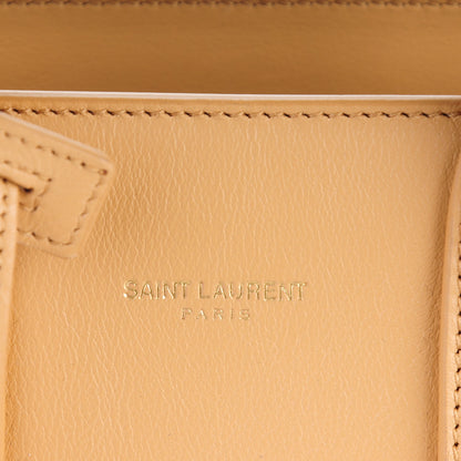 Saint Laurent Calfskin Nano Sac De Jour Dark Beige 6 of 7