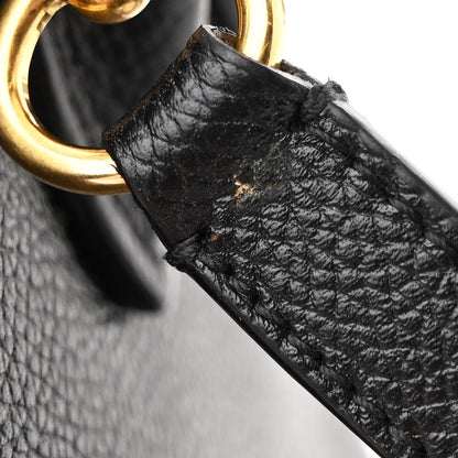 Balenciaga Signature Grained Calfskin XXS Ville Top Handle Bag Black White 12 of 14