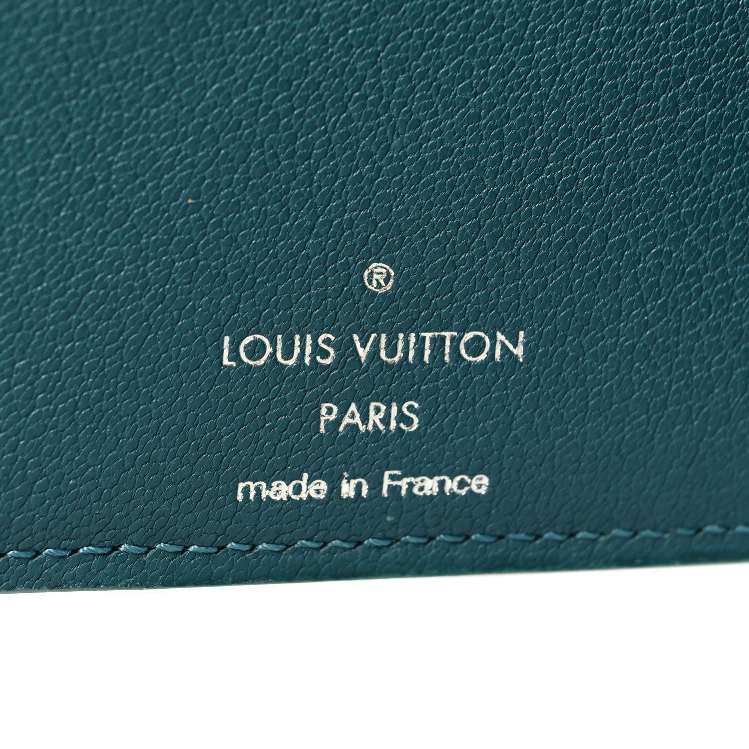 Louis Vuitton Crocodile Multiple Wallet Blue Pool 6 of 7