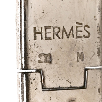 Hermes Enamel Narrow Clic Clac H Bracelet GM White 4 of 5