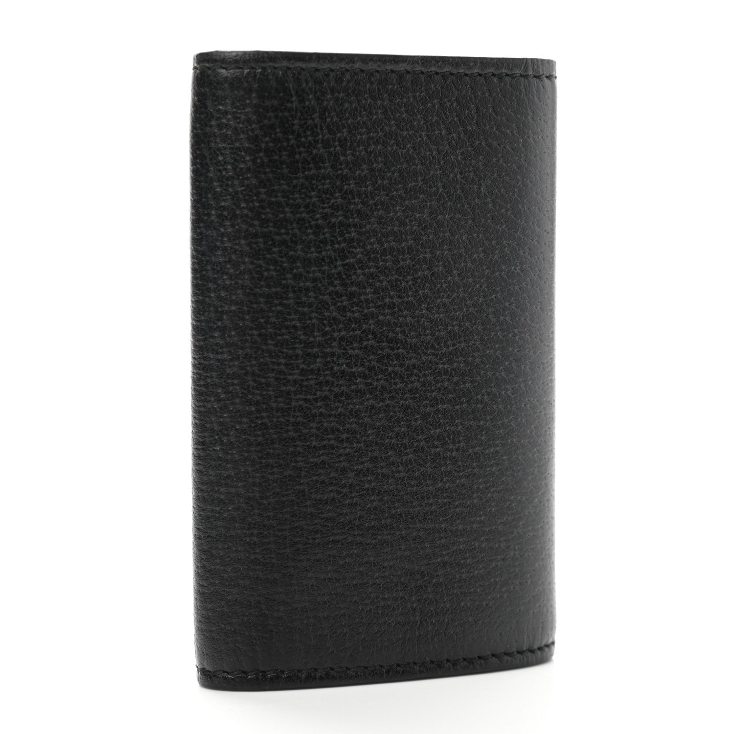 Gucci Calfskin Boar Effect GG Marmont 6 Key Holder Black 3 of 9