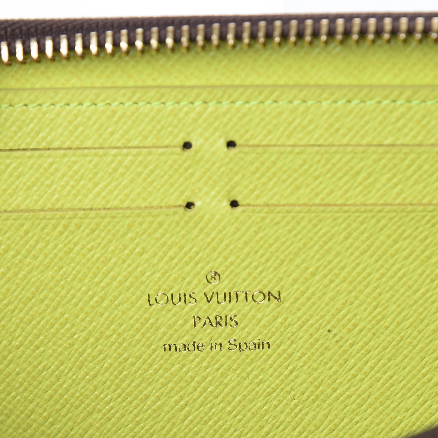 Louis Vuitton Monogram Clemence Wallet Acid Yellow 6 of 8