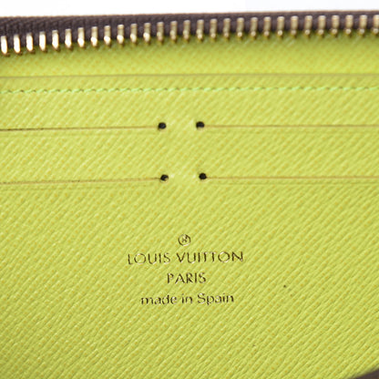 Louis Vuitton Monogram Clemence Wallet Acid Yellow 6 of 8