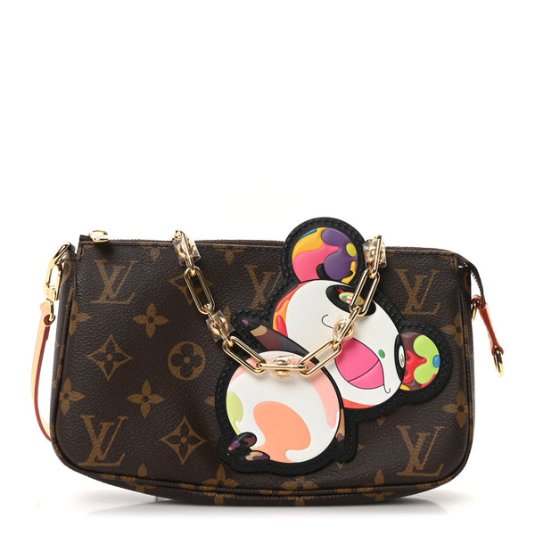 Louis Vuitton LV X TM Monogram Superflat Panda Pochette