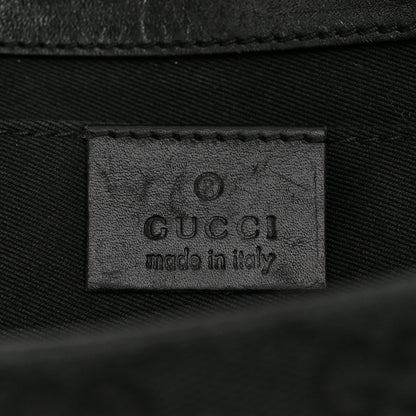 Gucci Monogram Studded Horsebit Clutch Black 6 of 11