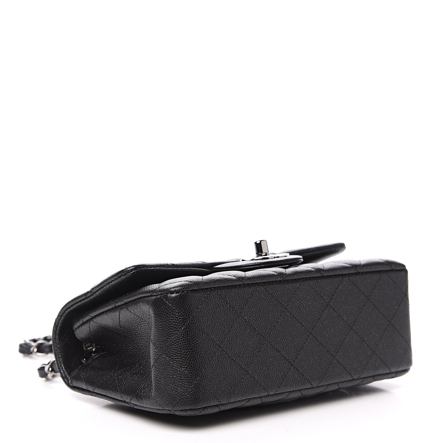 Chanel Iridescent Caviar Quilted Mini Rectangular Flap Black 3 of 10