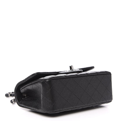 Chanel Iridescent Caviar Quilted Mini Rectangular Flap Black 3 of 10