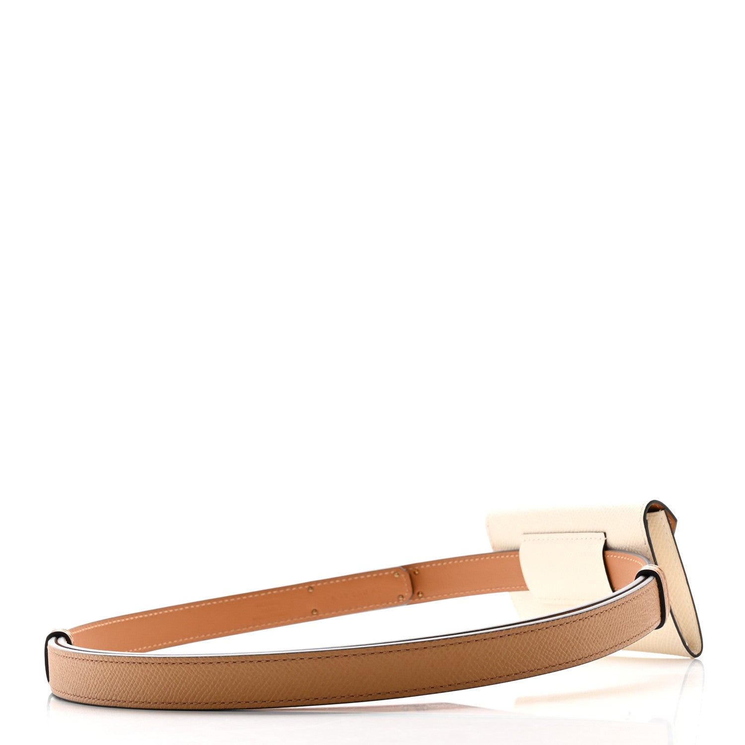 Hermes Epsom Kelly Pocket Belt Biscuit Nata 2 of 9