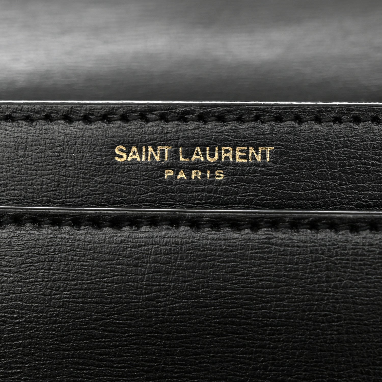 Saint Laurent Smooth Calfskin Medium Monogram Sunset Satchel Black 8 of 12