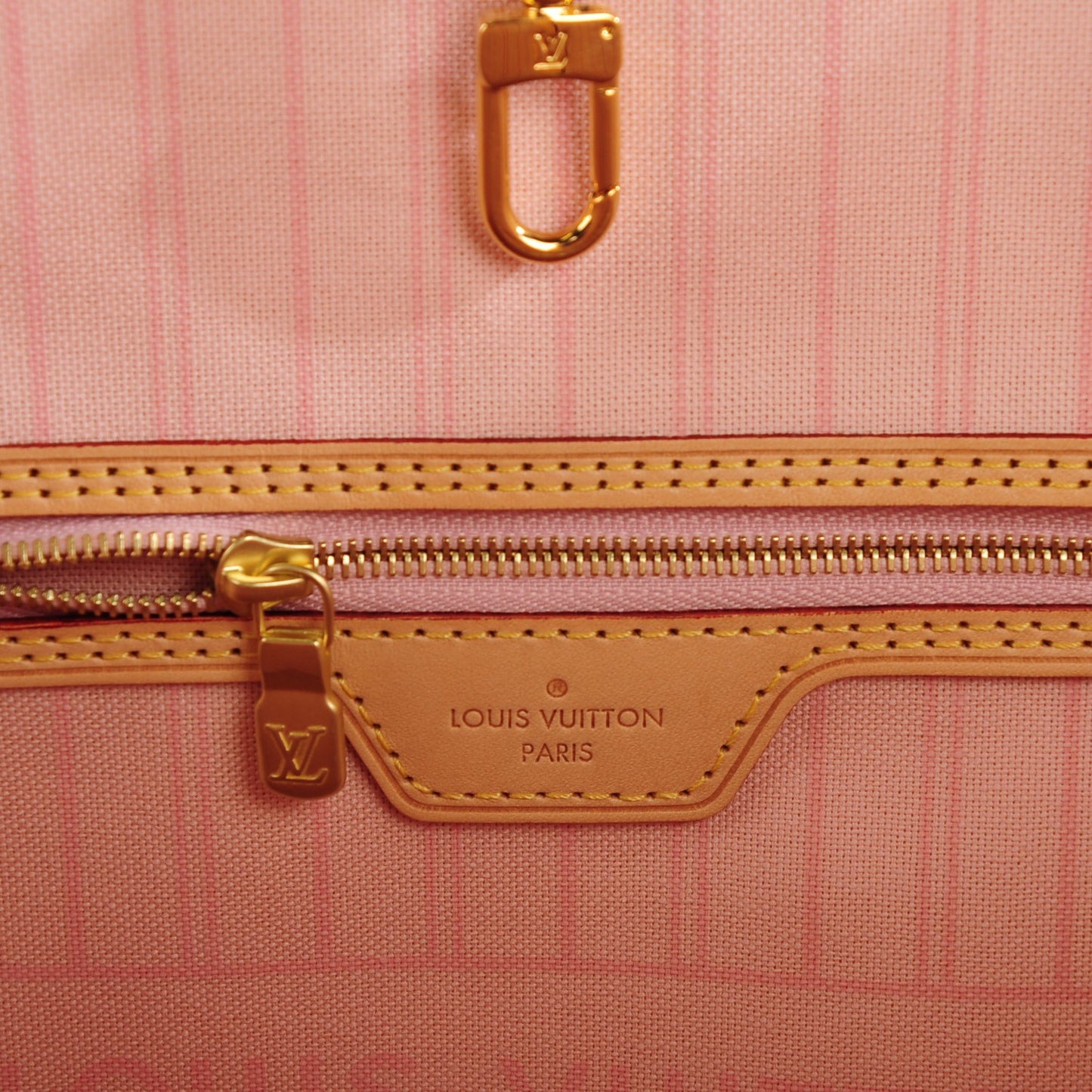 Damier Azur Neo Neverfull MM Rose Ballerine