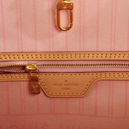 Louis Vuitton Damier Azur Neo Neverfull MM Rose Ballerine 5 of 9