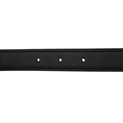 Hermes Swift Epsom 24mm Belt Strap 95 38 Black Gold 6 of 7