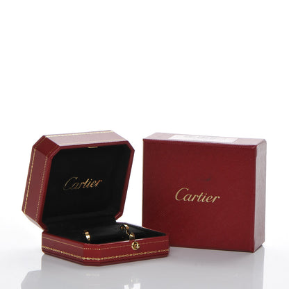 Cartier 18K Yellow Gold Small LOVE Hoop Earrings 7 of 7