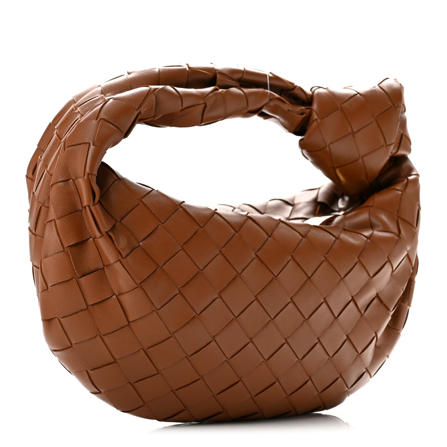 Nappa Intrecciato Mini Jodie Tannin