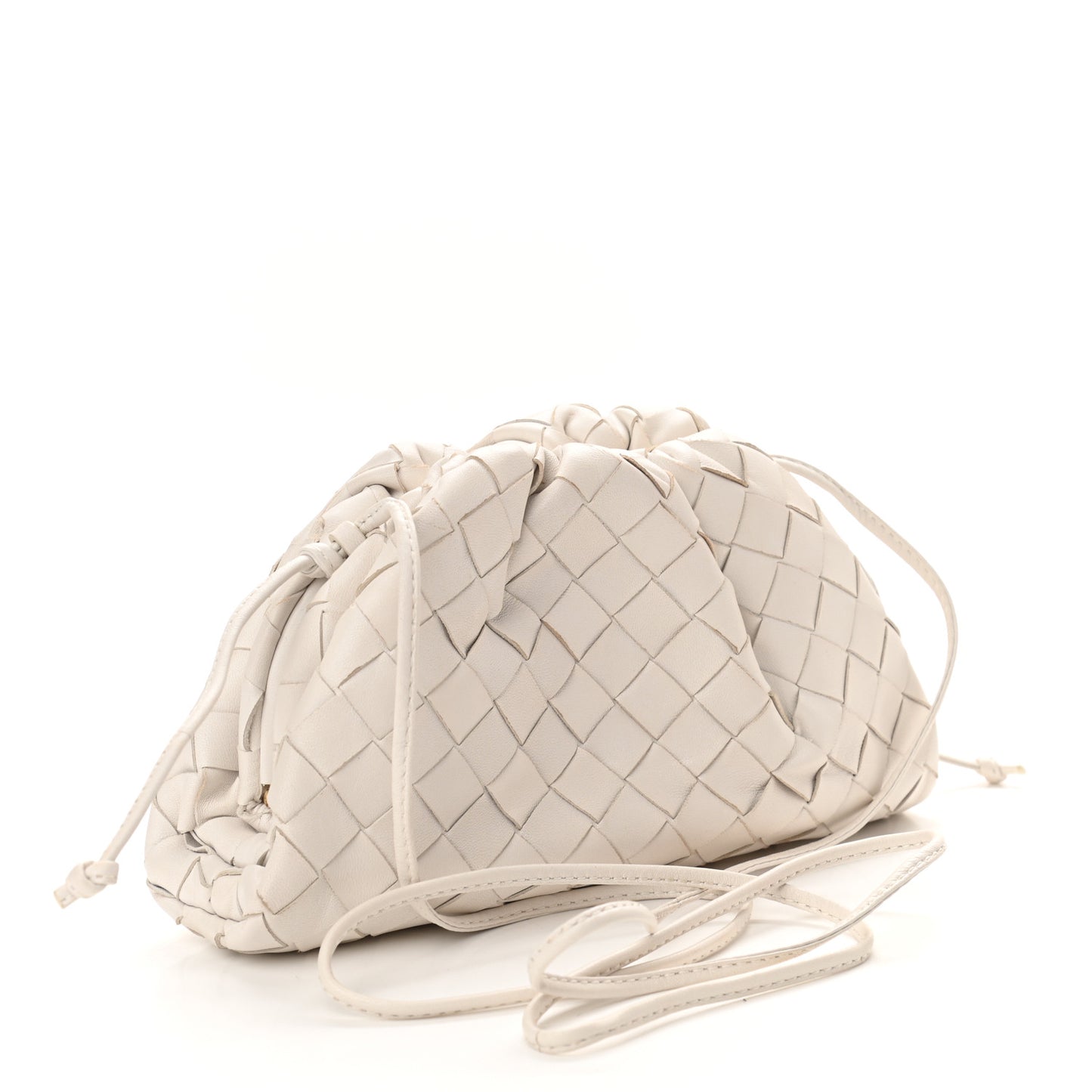 Nappa Intrecciato The Mini Pouch Chalk