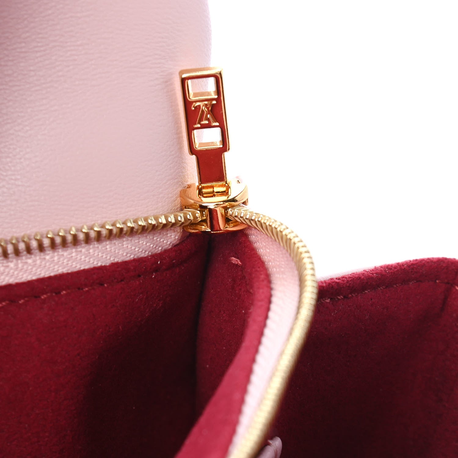 Louis Vuitton Lambskin Embossed Monogram Pochette Coussin Rose 10 of 10