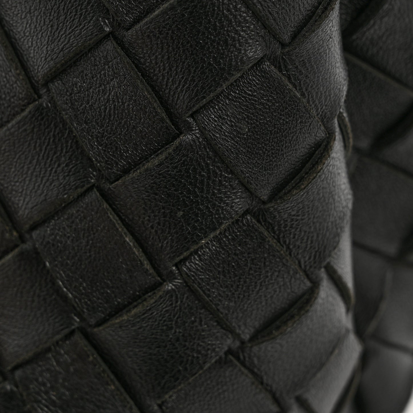 Nappa Intrecciato Medium Andiamo Shoulder Bag Black