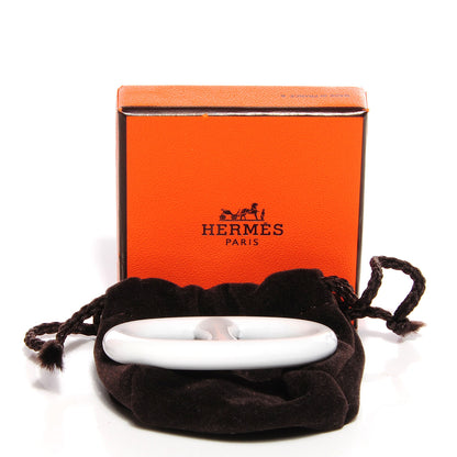 Hermes Lacquer Chaine D Ancre Scarf Ring White 4 of 4