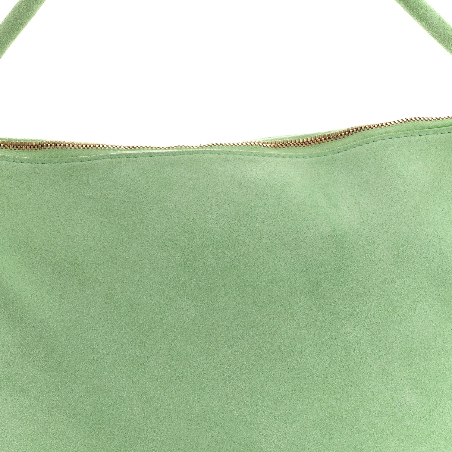 Bottega Veneta Suede Mini Loop Shoulder Bag Teal Washed 7 of 9
