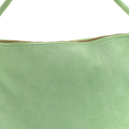 Bottega Veneta Suede Mini Loop Shoulder Bag Teal Washed 7 of 9