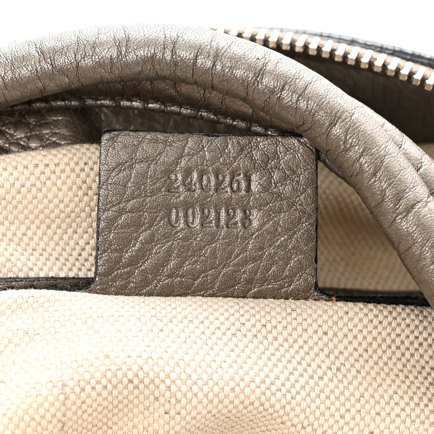 Monogram Medium Techno Horsebit Hobo Pewter