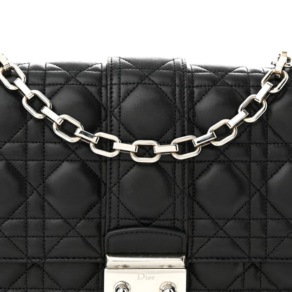 Christian Dior Lambskin Cannage Medium Miss Dior Flap Black 8 of 11